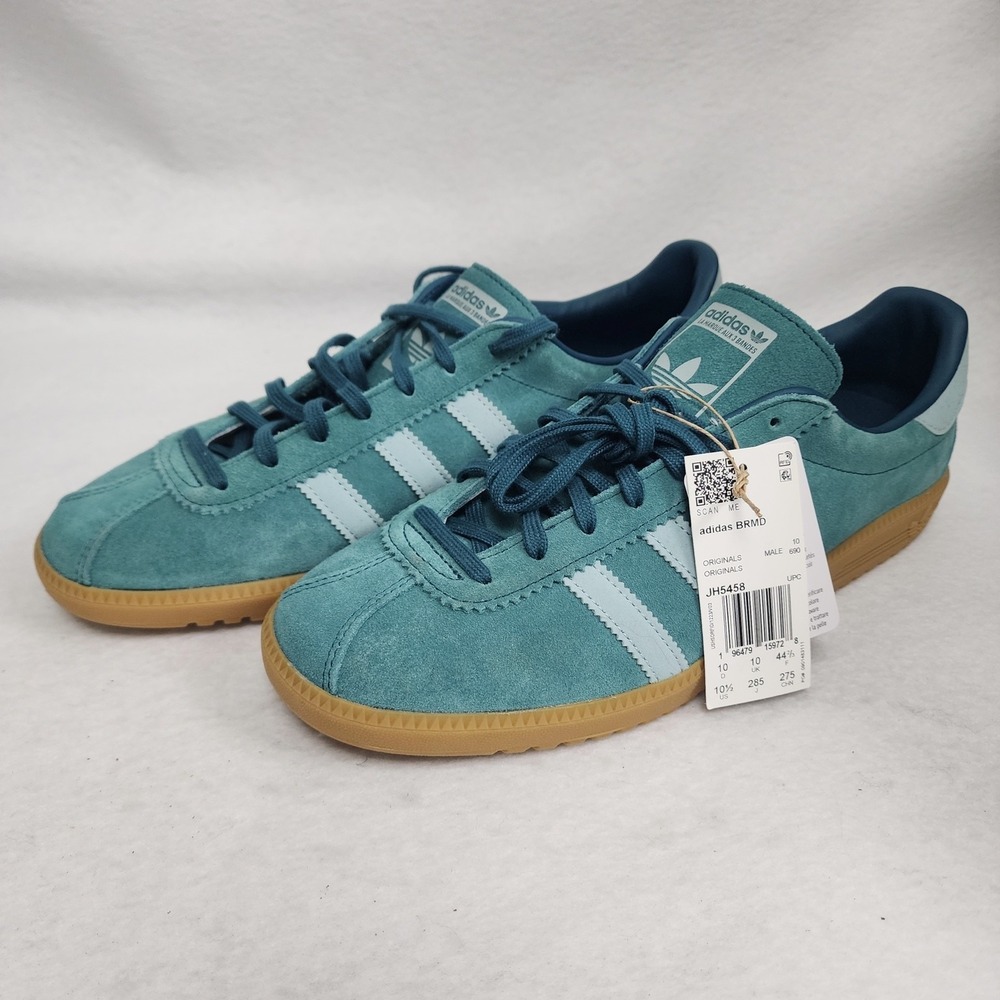 Adidas BRMD JH5458 Mens US 10.5 Sneakers Mystery Green Low Top Athletic Shoes